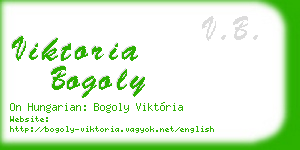 viktoria bogoly business card