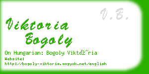 viktoria bogoly business card